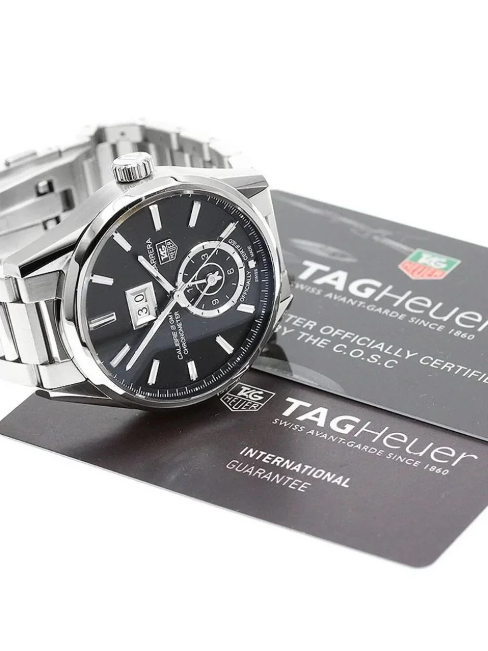 TAG HEUER Carrera WAR5010.BA0723 Grand Date GMT Caliber 8 Automatic Men's_972284